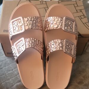 Melissa Lust Slide #35743 Pink/Rose Sz 10 NIB